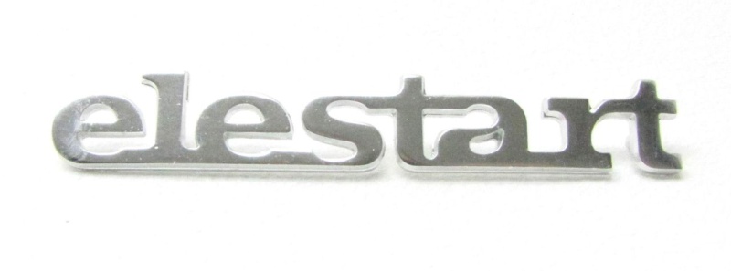 Schriftzug  elestart / PK-PK125 seitenklappe