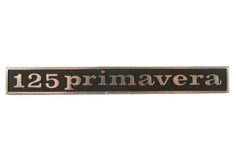 Schriftzug 125 Primavera Heck 11cm lochabst.