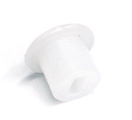 Buchse Seitendeckel Motorseite V50-PV / wei&szlig;-transparent