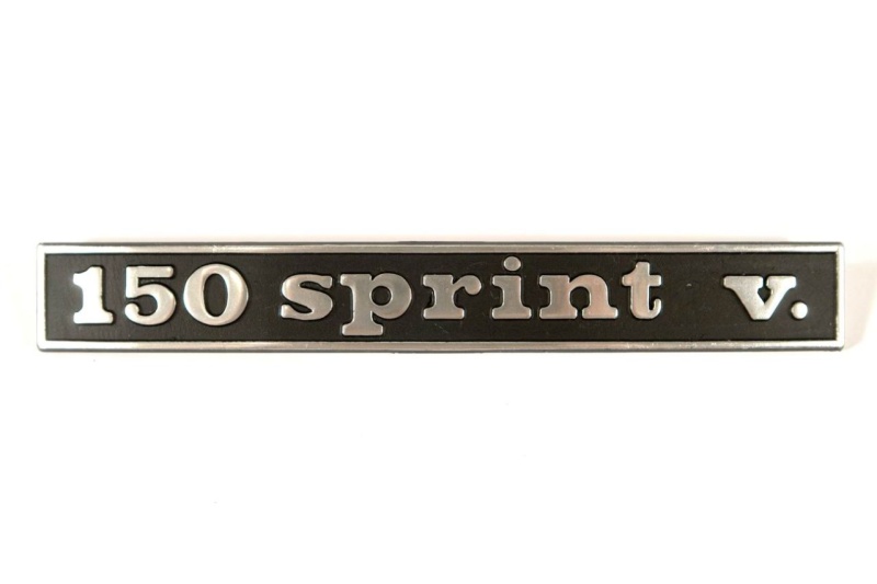 Schriftzug 150 Sprint Heck 11cm Lochabstand / gebogen