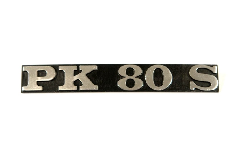 Schriftzug  * PK 80S * Seitenhaube Lochabst. 8cm