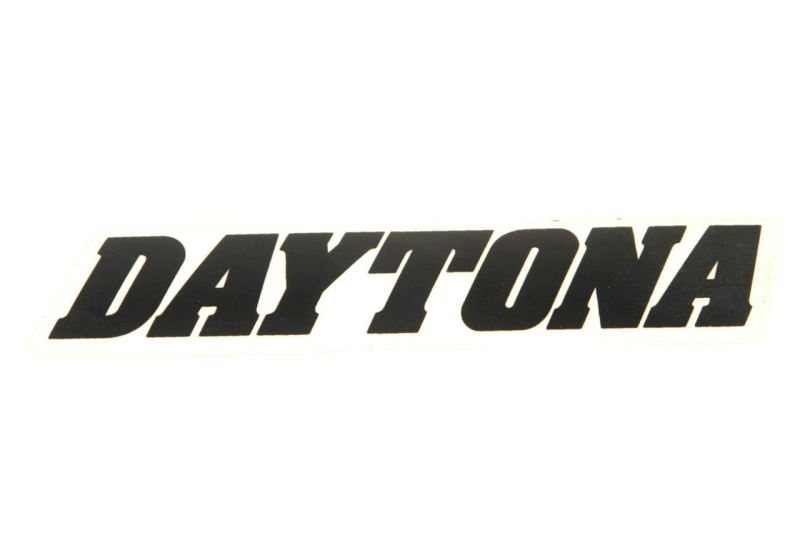 Aufkleber Daytona schwarz  12,5 X 2,5 cm