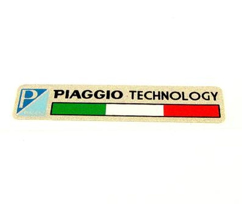 Aufkleber PIAGGIO TECHNOLOGY / 52 x 11mm