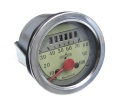 Tachometer Lambretta  LD, rund / 100 KMH