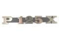 Schriftzug P125X Antik ,Seitenhaube