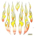 Aufkleber Set FLAME / Flammen