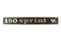 Schriftzug 150 Sprint Heck 11cm Lochabstand / gebogen