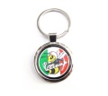 Schlüsselanhänger chrom /  Wasp Racing / Vespa