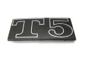 Schriftzug  T5  Seitenhaube Vespa T5 / Kunststoff