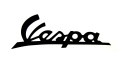 Schriftzug VESPA  schwarz / Vespa