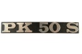 Schriftzug PK50S Lochabstand 8cm
