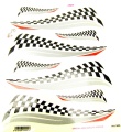 Aufkleber Set RACE FLAG