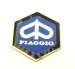 Sechseck Emblem PIAGGIO groß / Kaskade Vespa 125/GTR/TSG