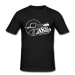T-Shirt IS-Parts / Lenker Special / schwarz - weiß / gr: XL